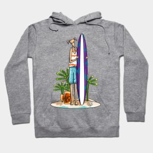 Surfer Dog Hoodie